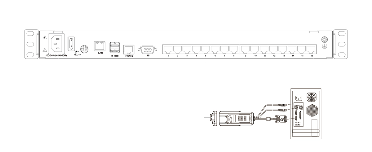 Connection Diagram KCM-1100P-1