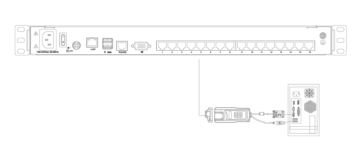 Connection Diagram KCM-1200U-1