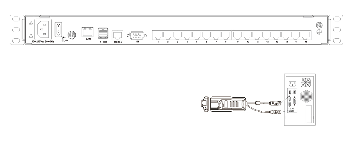 Connection Diagram KCM-4200P-1