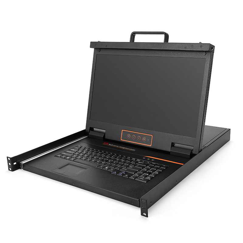 SW1801 Rack Mount LCD Console - Side View