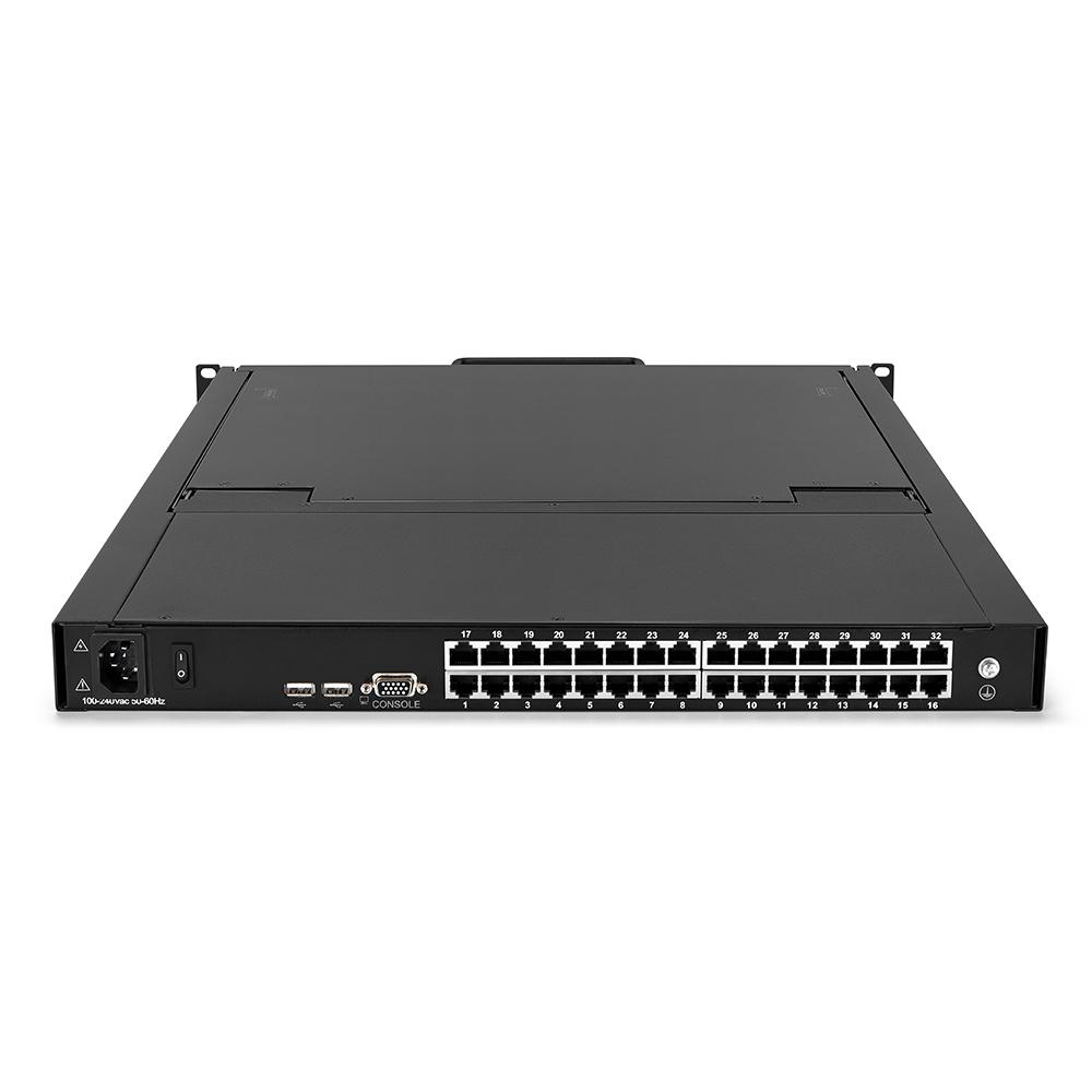 32 Port USB CAT5 LCD KVM Switch with 17” Display