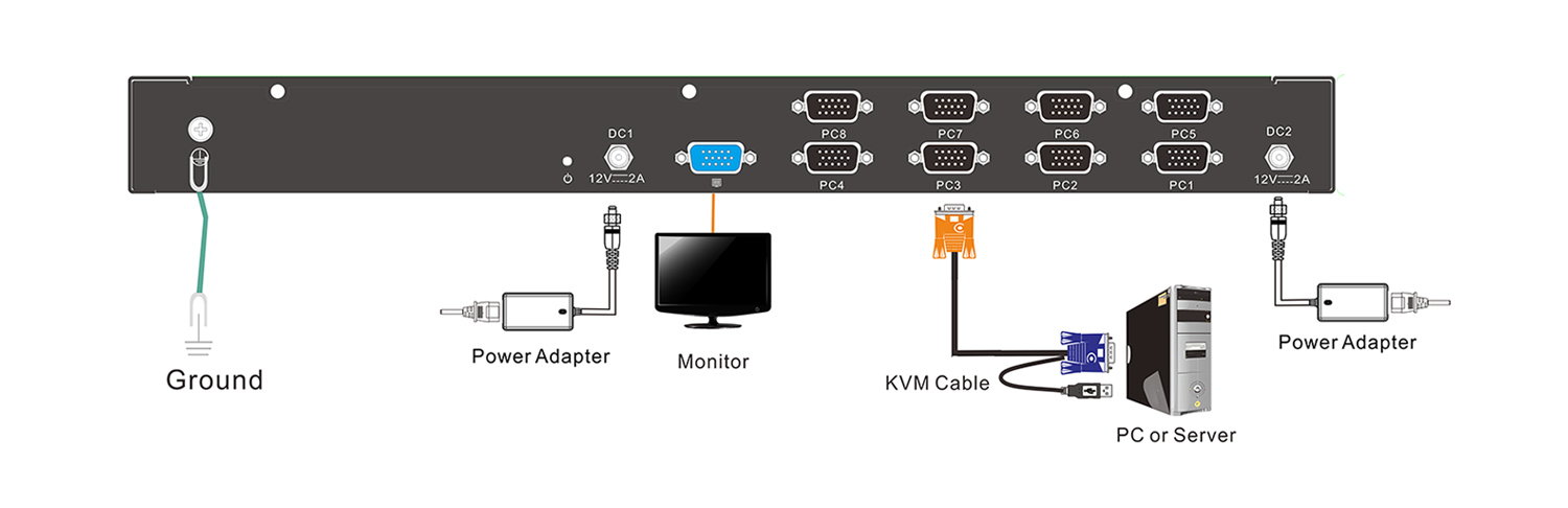 Connection Diagram XW1608-2