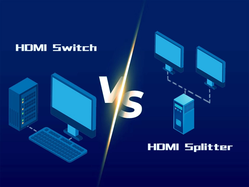 HDMI Switch vs. HDMI Splitter